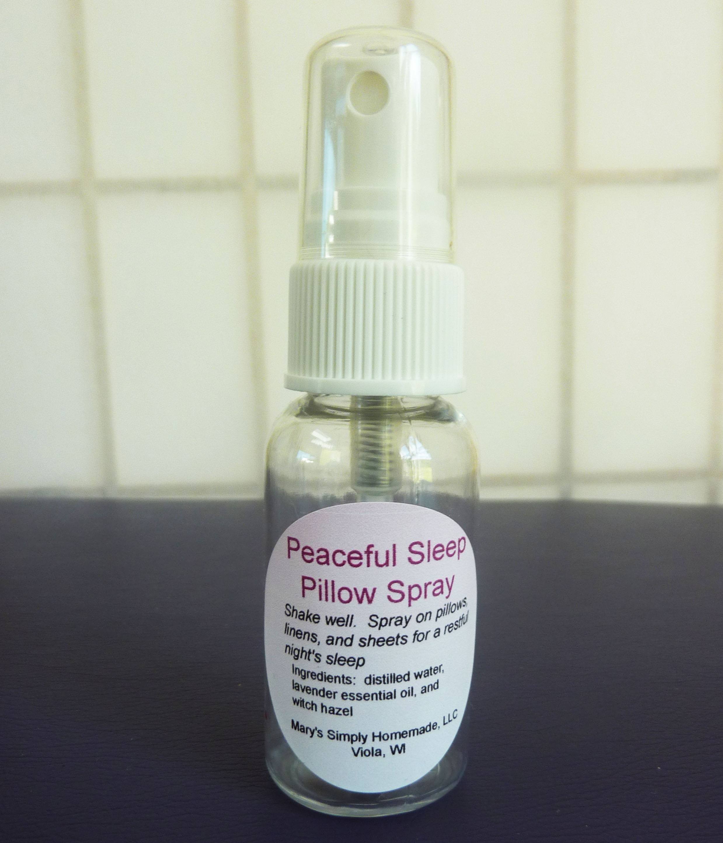 Peaceful Sleep Pillow Spray Mary S Simply Homemade